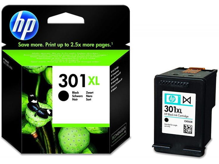 HP N9J72AE 301 Original Ink Cartridges, Black and Tri-Colour, Multipack
